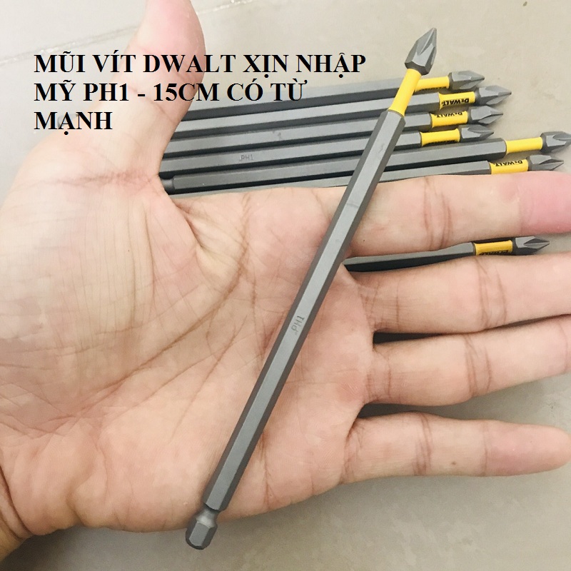 Đầu bắn vít dwalt xịn ph1 - 15cm