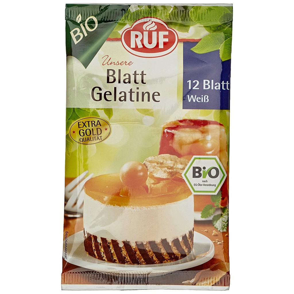 Gelatine hữu cơ dạng lá