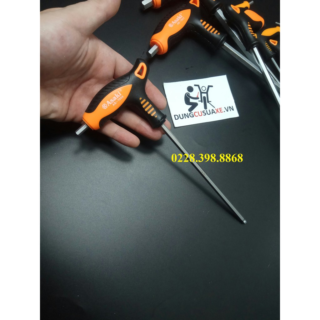 [HÀNG CHÍNH HÃNG] [ ẢNH THẬT] BỘ LỤC GIÁC T 8 CÂY ASAKI [CHO KHÁCH XEM HÀNG]