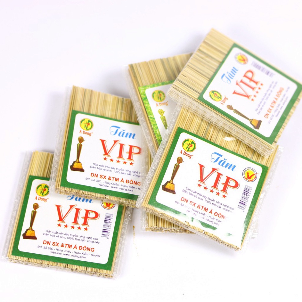 Set 2 gói tăm víp Á Đông bằng tre