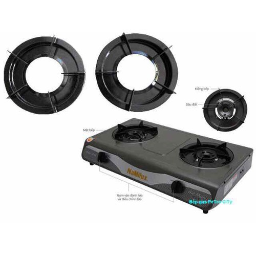 2 chiếc kiềng bếp ga dương khay tròn 5 chân