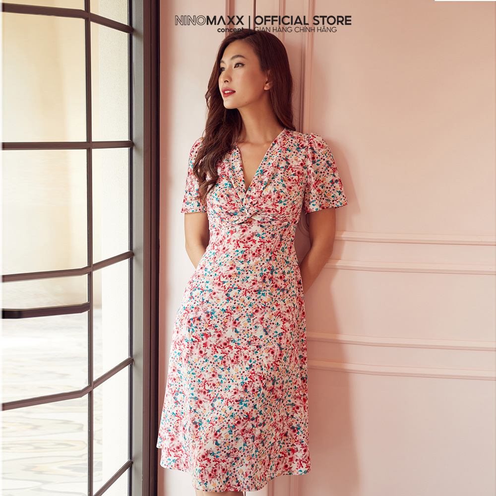 N&M Đầm thời trang Nữ hoạ tiết hoa 2210014
