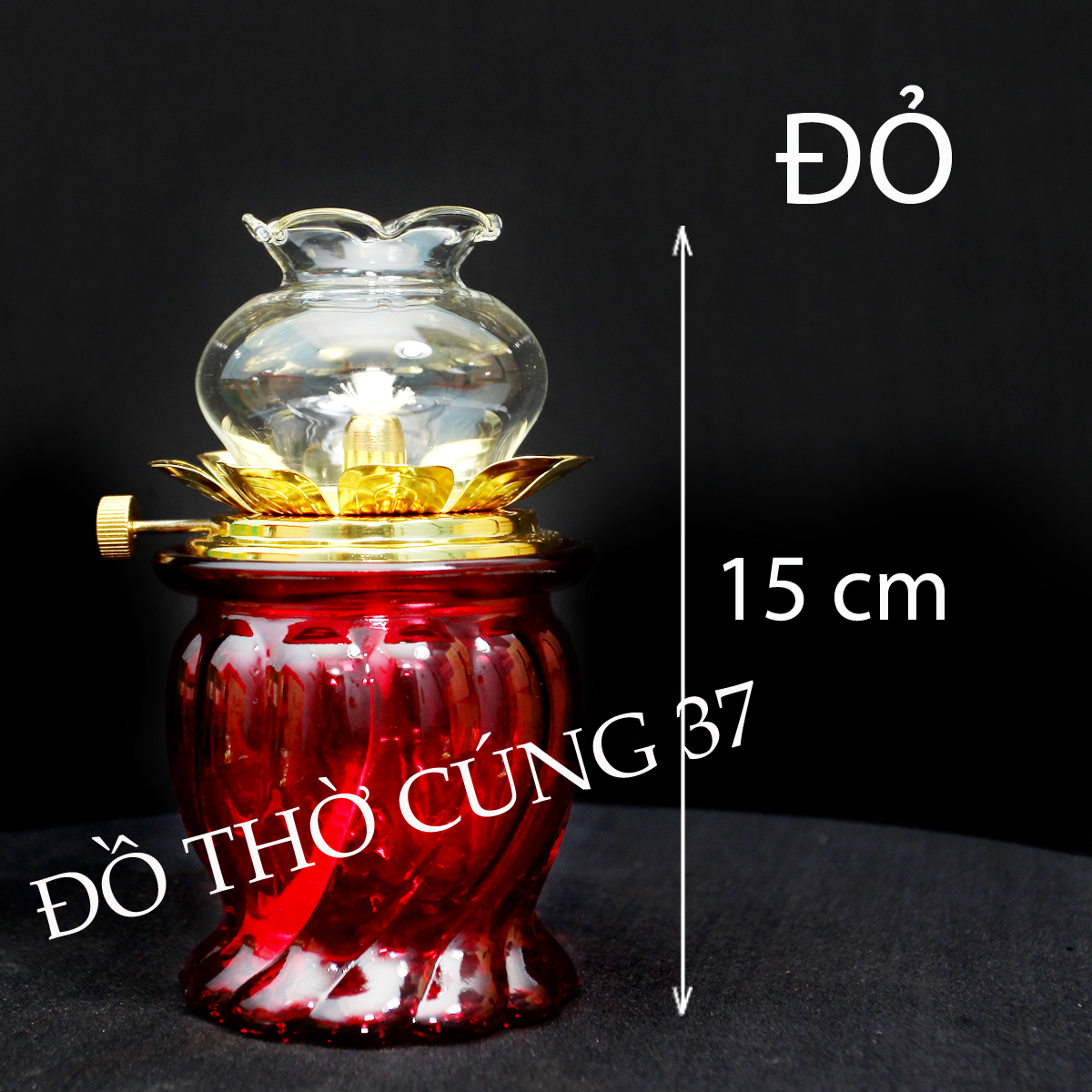 ĐÈN DẦU THỦY TINH , ĐÈN DẦU LƯU LY - 037