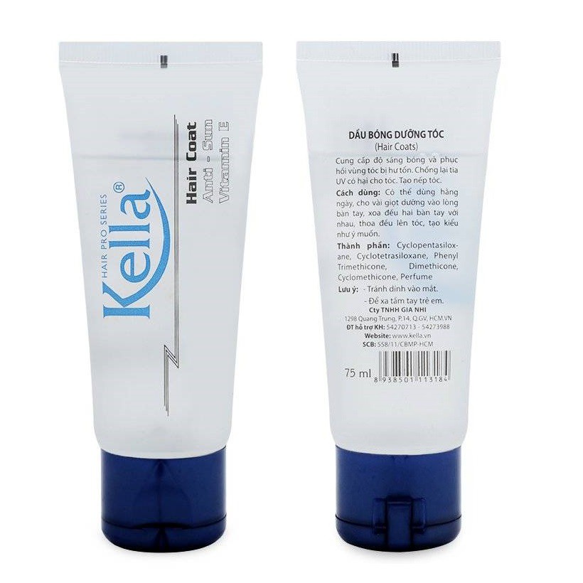 Típ Tinh Dầu dưỡng bóng Kella 75ml
