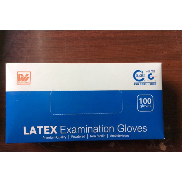 Găng tay y tế cao su Latex -size s