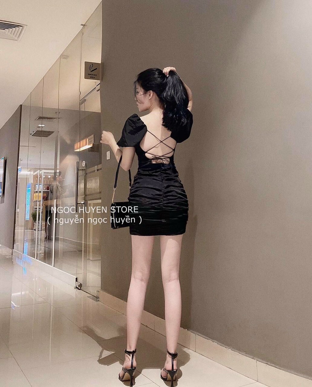 Đầm body đan lưng-MTB#damnu