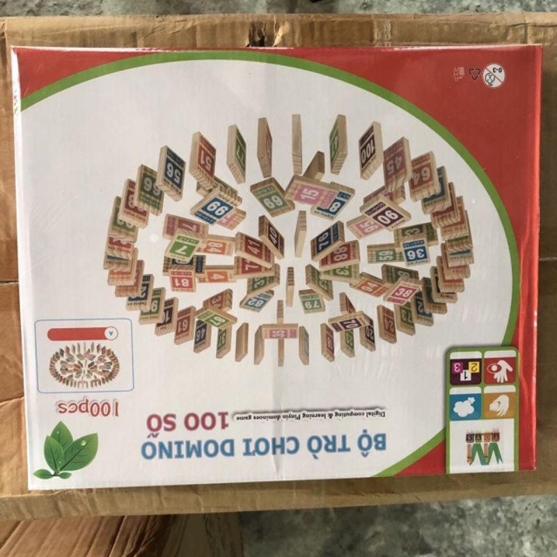 Đồ Chơi Domino 100 số học toán