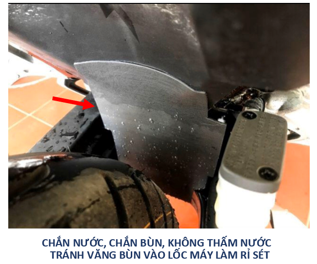 1 Miếng dán chắn bùn xe (Keo 3M nhân đôi độ dính)