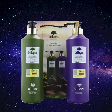 Bộ Dầu Gội  Xả Toco Collagen Kích Thích Mọc Tóc 785ml X 2