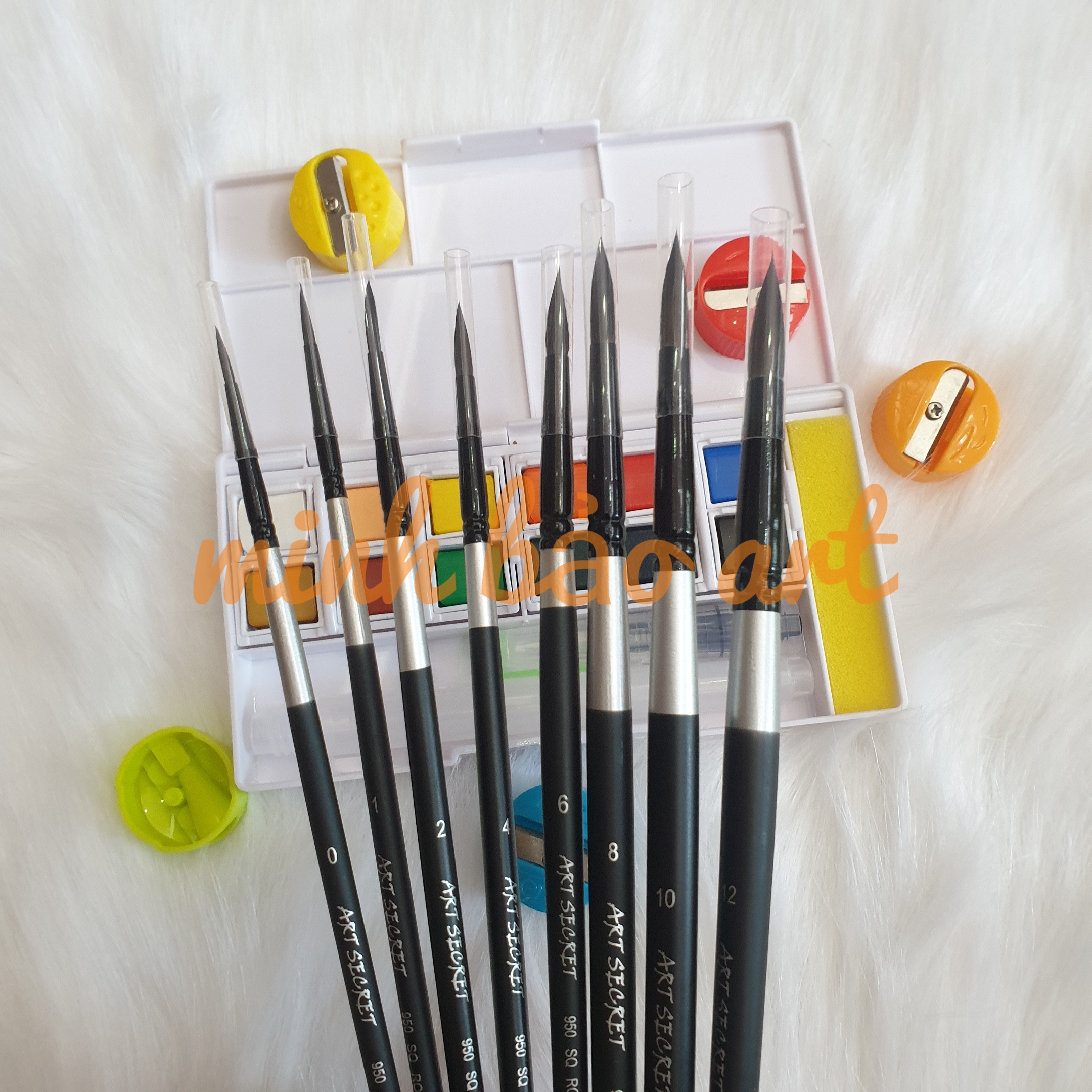 [HCM]CỌ VẼ ART SECRET LÔNG SÓC 950 ROUND