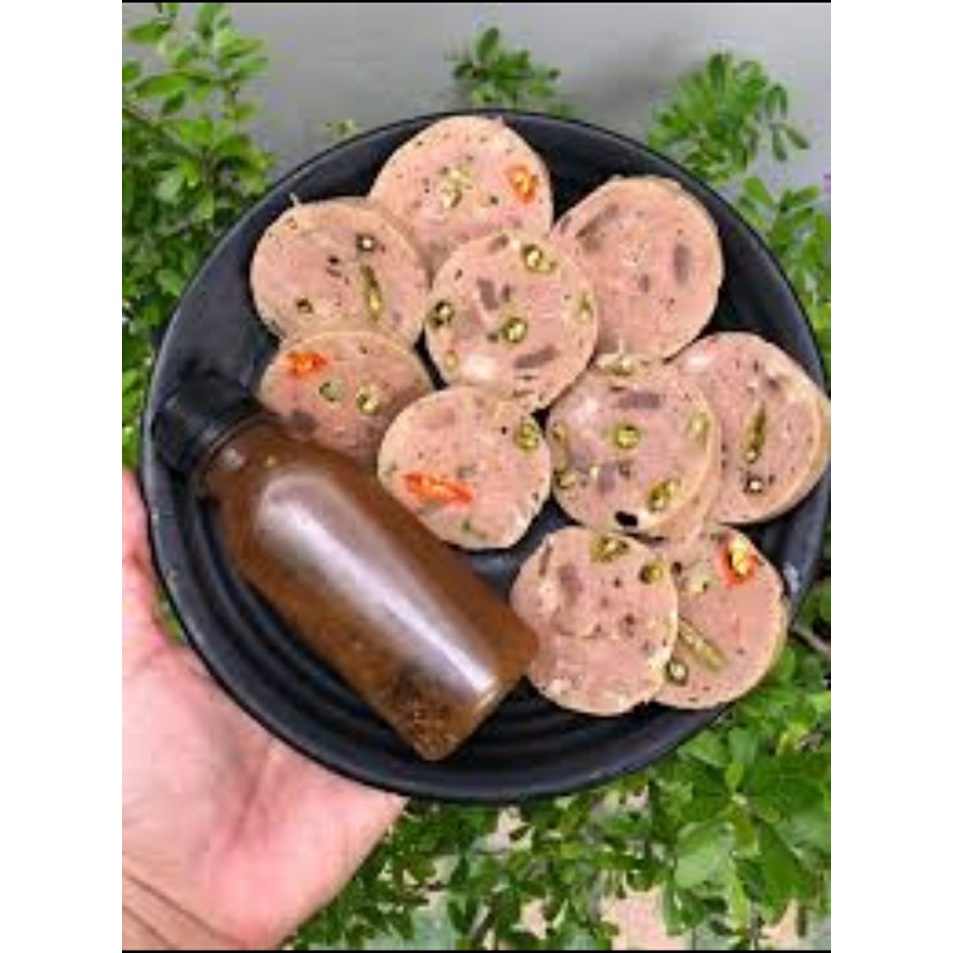 1 CÂY CHẢ LỤA TAI HEO ỚT XIÊM (1 CÂY 500GRAM)