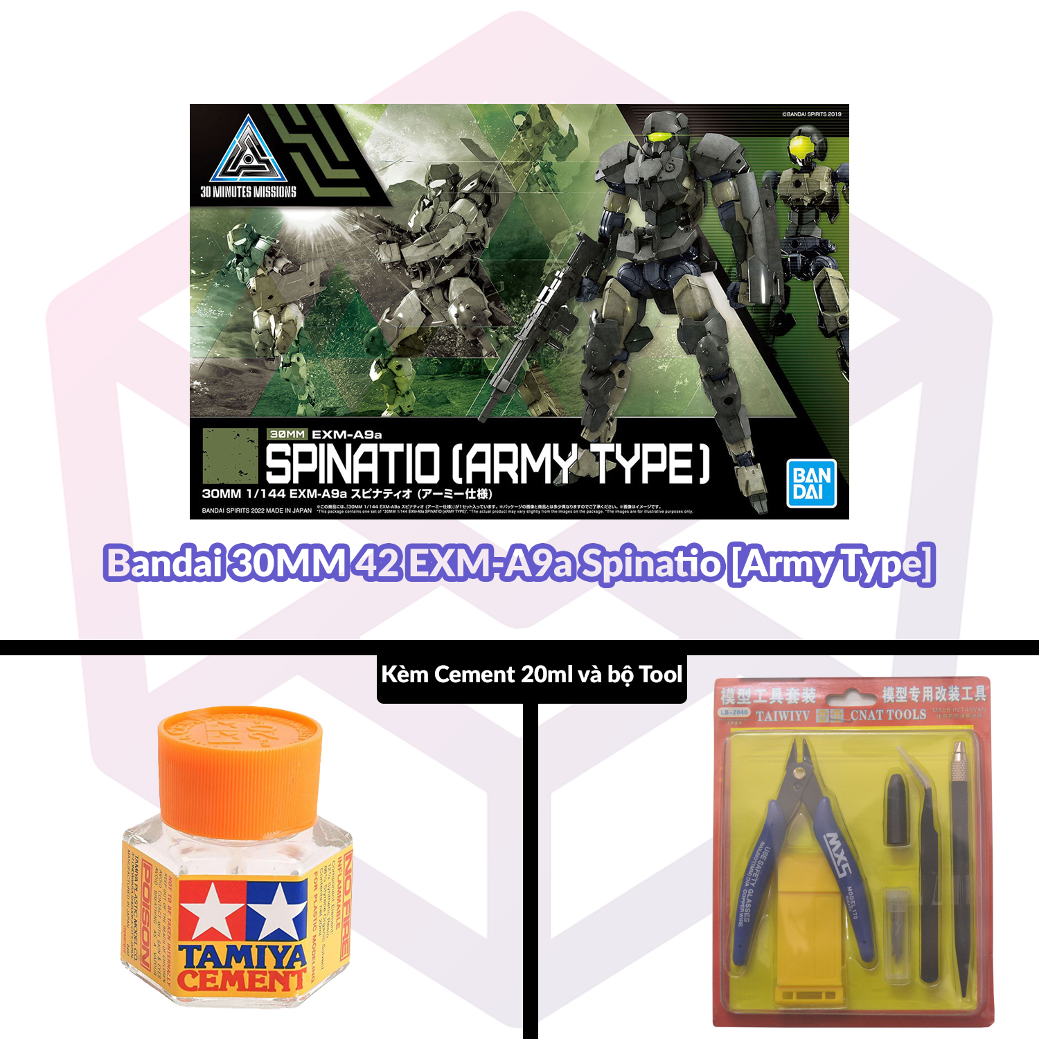 Mô hình bandai 30mm 42 exm-a9a spinatio