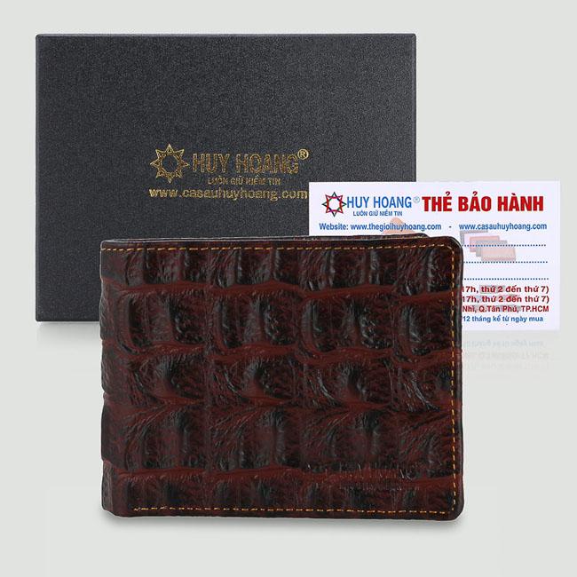 Ví nam da bò vân cá sấu TH2148
