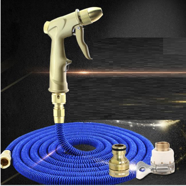 Siêu hot - bo voi bom tang ap,bộ vòi phun xịt nước rửa xe , tưới cây giãn nở đầu đồng loại 5m 206703