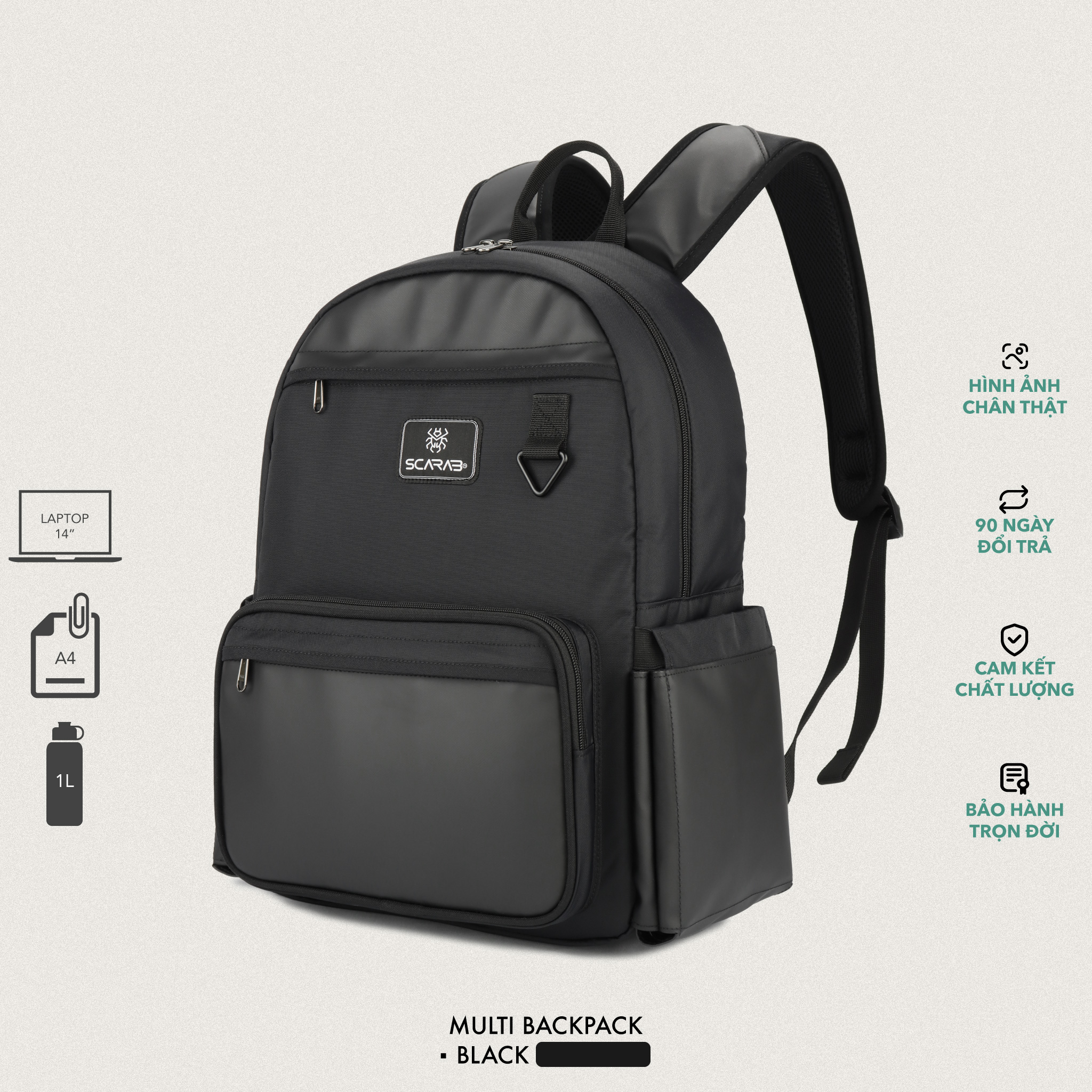 Balo Đi Học, Đi Chơi SCARAB - MULTI™ Unisex