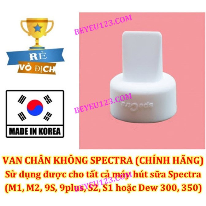 1 Van chân không SPECTRA (Sản xuất tại Hàn Quốc) SPT - Phụ kiện máy hút sữa điện đơn và Đôi - M1, M2, S1, S2, Q, 9S, 9PLUS, DEW U1015