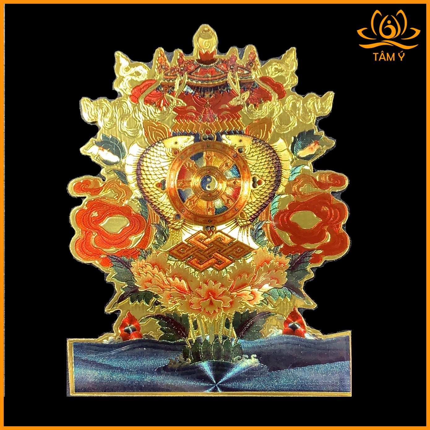 Miếng dán Bát Kiết Tường (Bát Bảo- Tám Cát Tường)