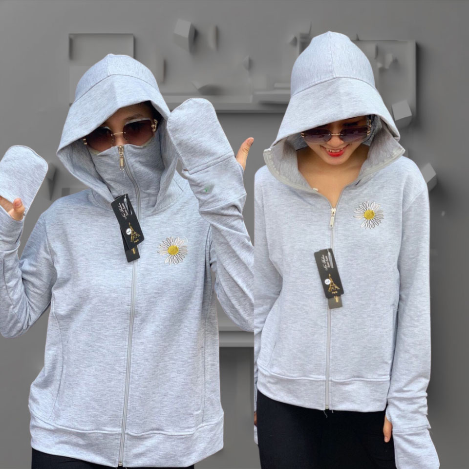 [FreeshipMAX] [HCM]Áo Chống Nắng Nữ Toàn Thân Thiêu Hoa Cúc