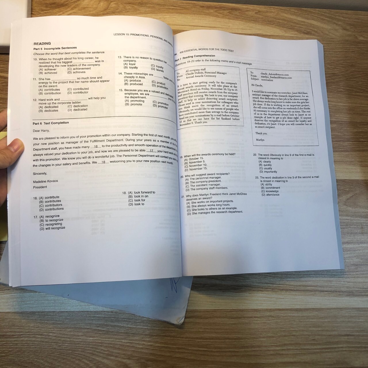 Sách 600 Essential Words For The TOEIC (File nghe và đáp án gửi qua mail)