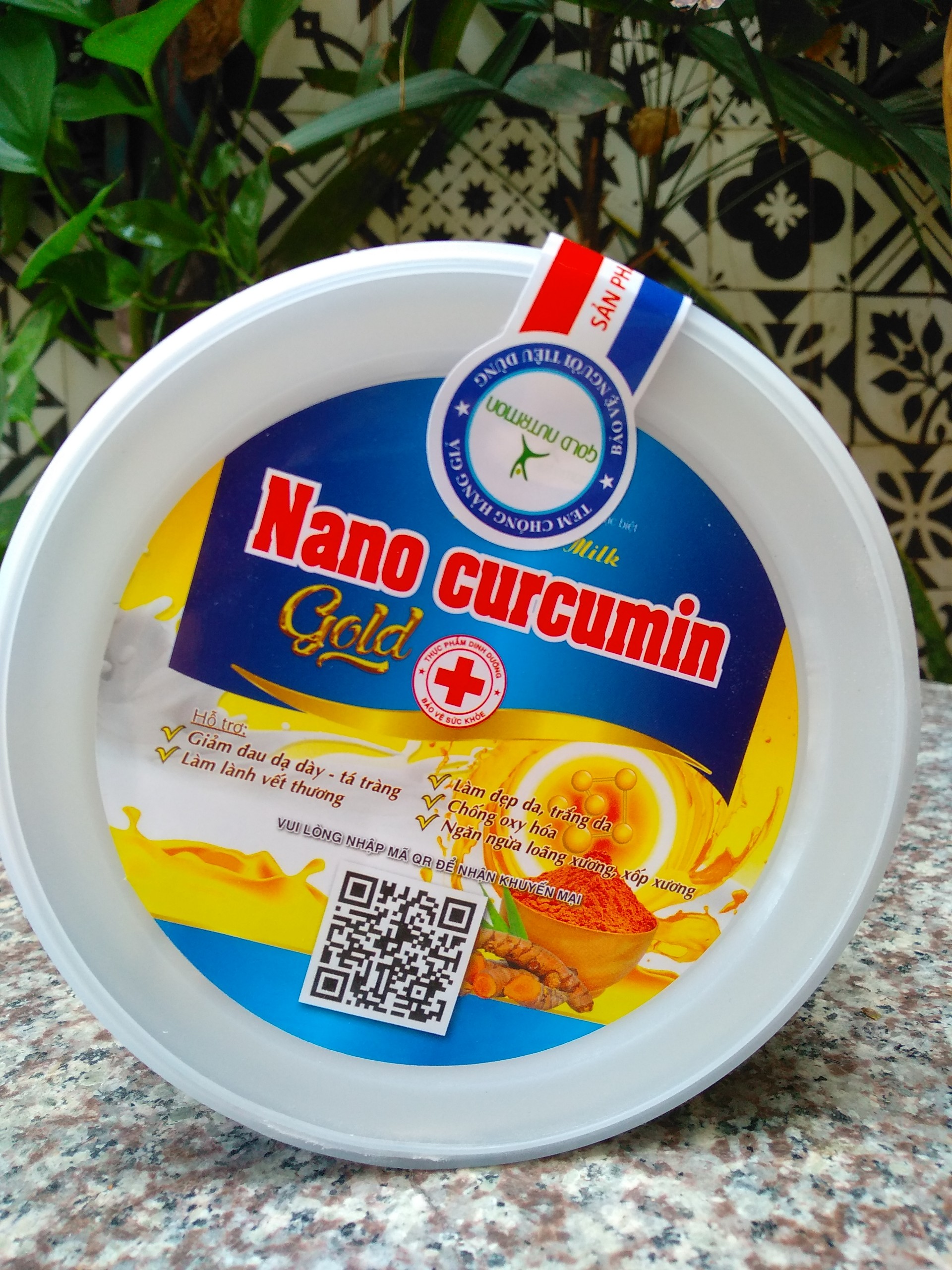 [H900gr] Sữa nghệ Nano Curcumin Gold.HSD 2027