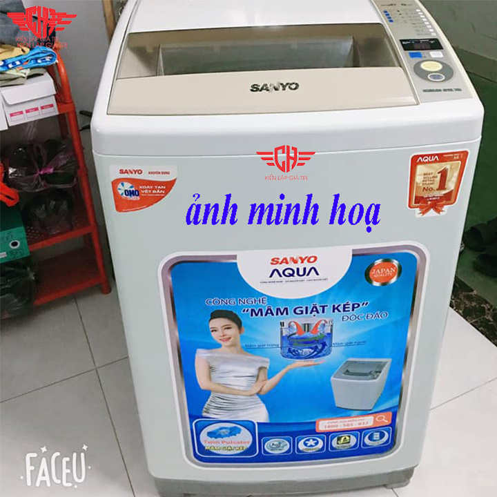 Tem dán máy giặt sanyo aqua mẫu 3