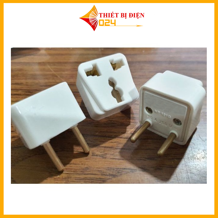 Phích chuyển đổi 3 chấu sang 2 chấu 10A