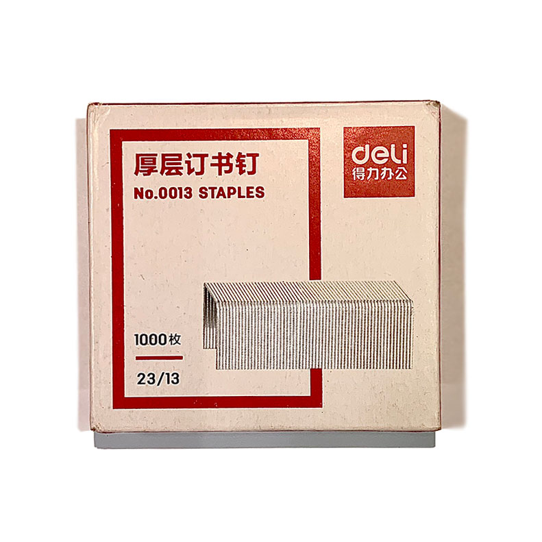 Đạn Ghim Deli 23/13 Kim Bấm Cho Máy Dập Ghim Cỡ Đại 100 Tờ, Ghim Dập Chất Lượng Không Gỉ Chuyên Văn Phòng Phẩm VP03