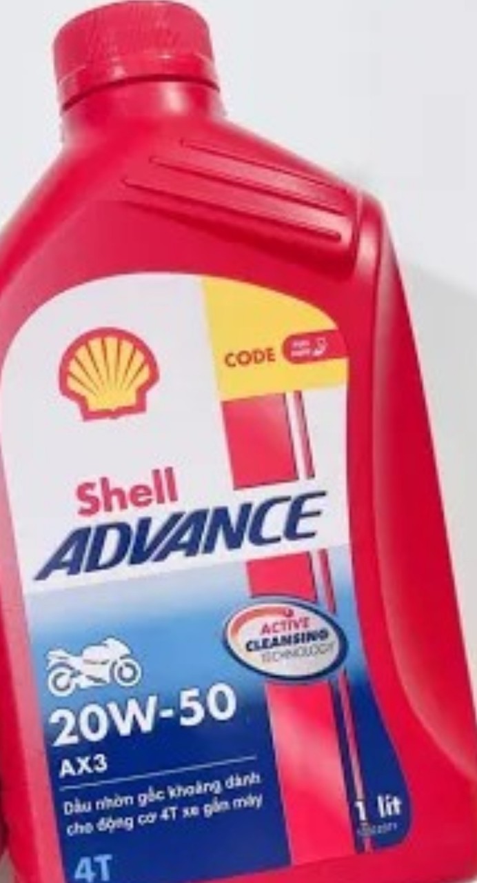 NHỚT SHELL ĐỎ XE SỐ 20W50