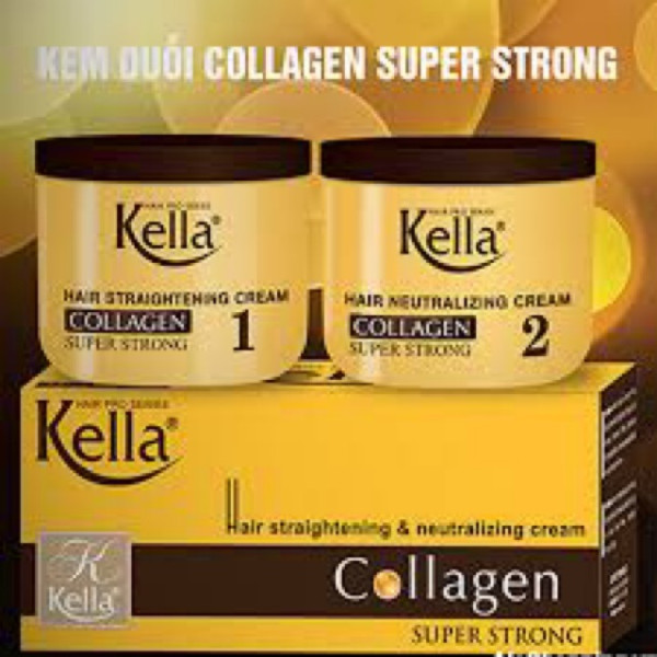Kem duỗi tóc kella