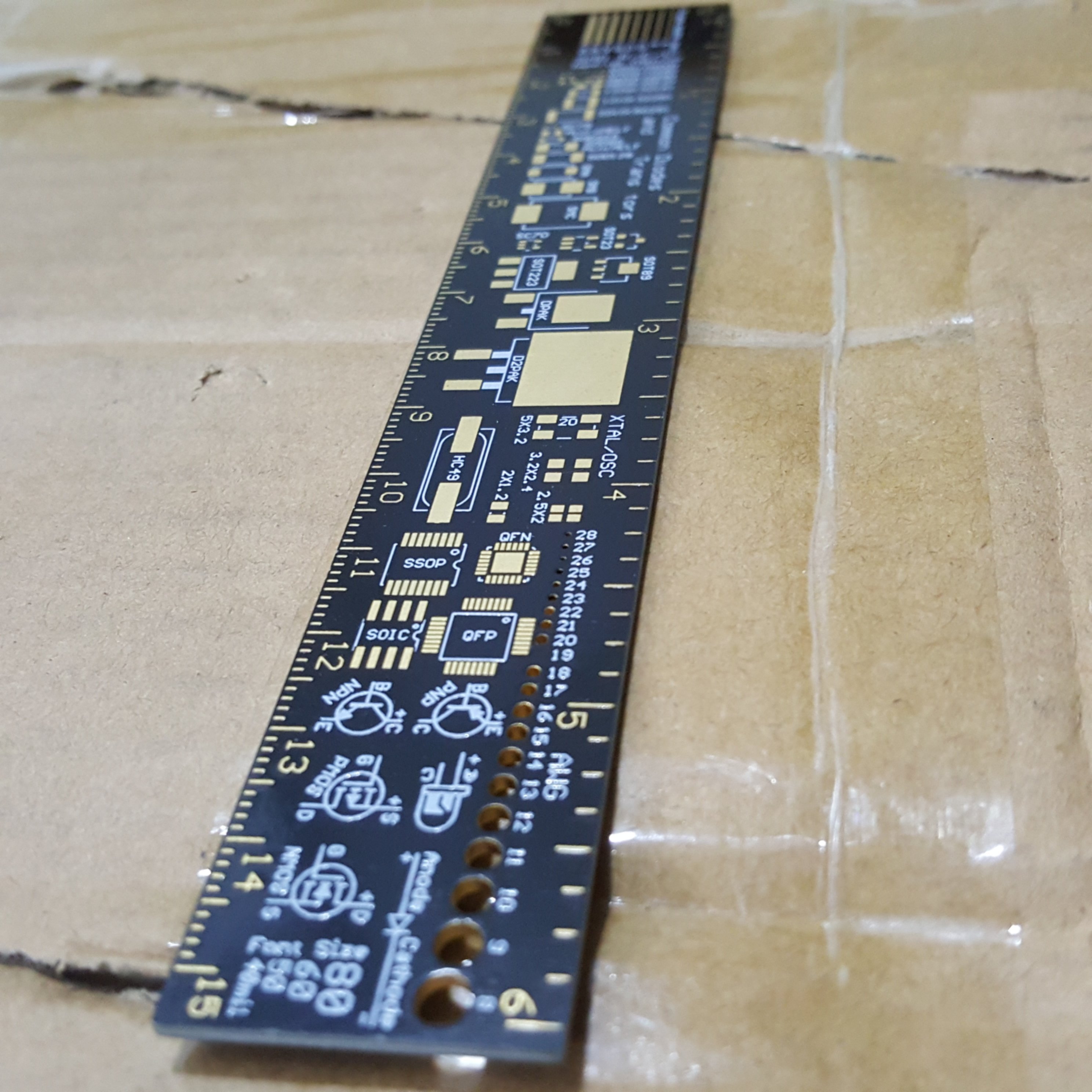 Thước Đo Linh Kiện Điện Tử PCB Ruler V1.0