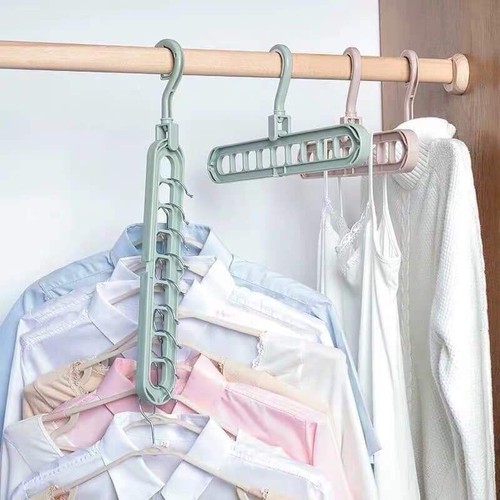 Combo 3 Móc treo quần áo đa năng 9 lỗ
