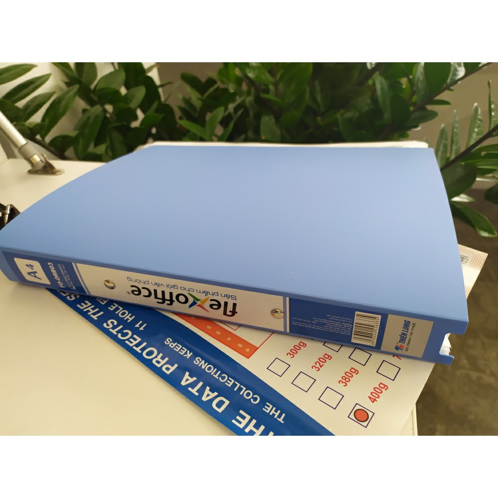 Bìa còng nhẫn nhựa Thiên Long A4 3,5cm