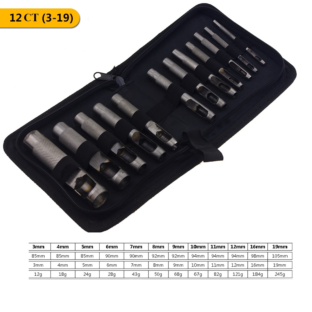 Bộ dụng cụ đột lỗ gioăng 12 chi tiết