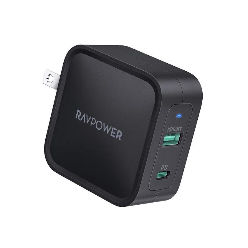 Củ sạc nhanh RAVPower 2 cổng - 65W PD [GaN tech] RP-PC133/CPCN002 [BH12T]