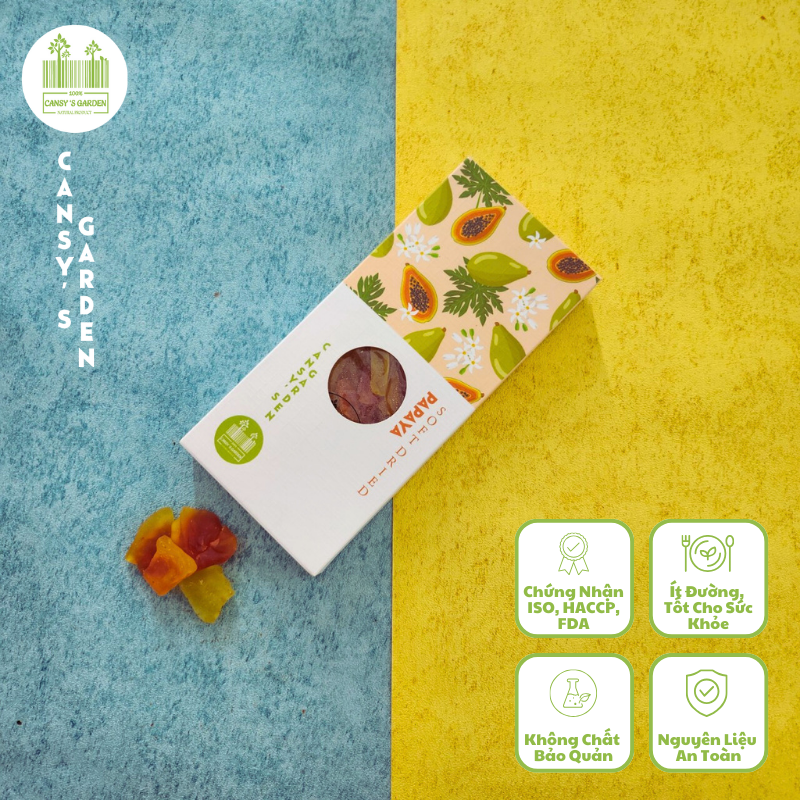 Đu đủ sấy dẻo - Soft Dried Papaya 180gr