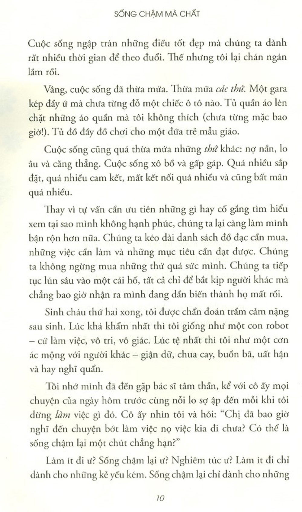 Sống Chậm Mà Chất