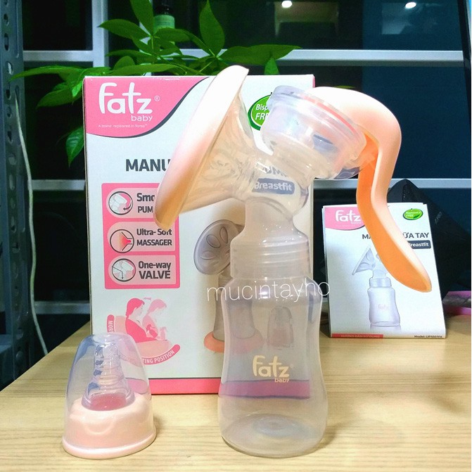 Máy hút sữa bằng tay fatz baby hàn quốc - breastfit fb1001yh