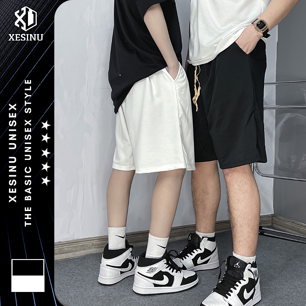 Quần Sooc Nam Nữ, Short Thể Thao Basic Đùi Unisex XESINU