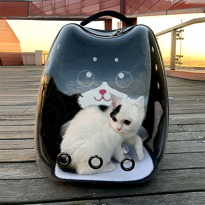[HOÀN TIỀN 10%]Balo phi hành gia trong hình Mặt mèo - CutePets