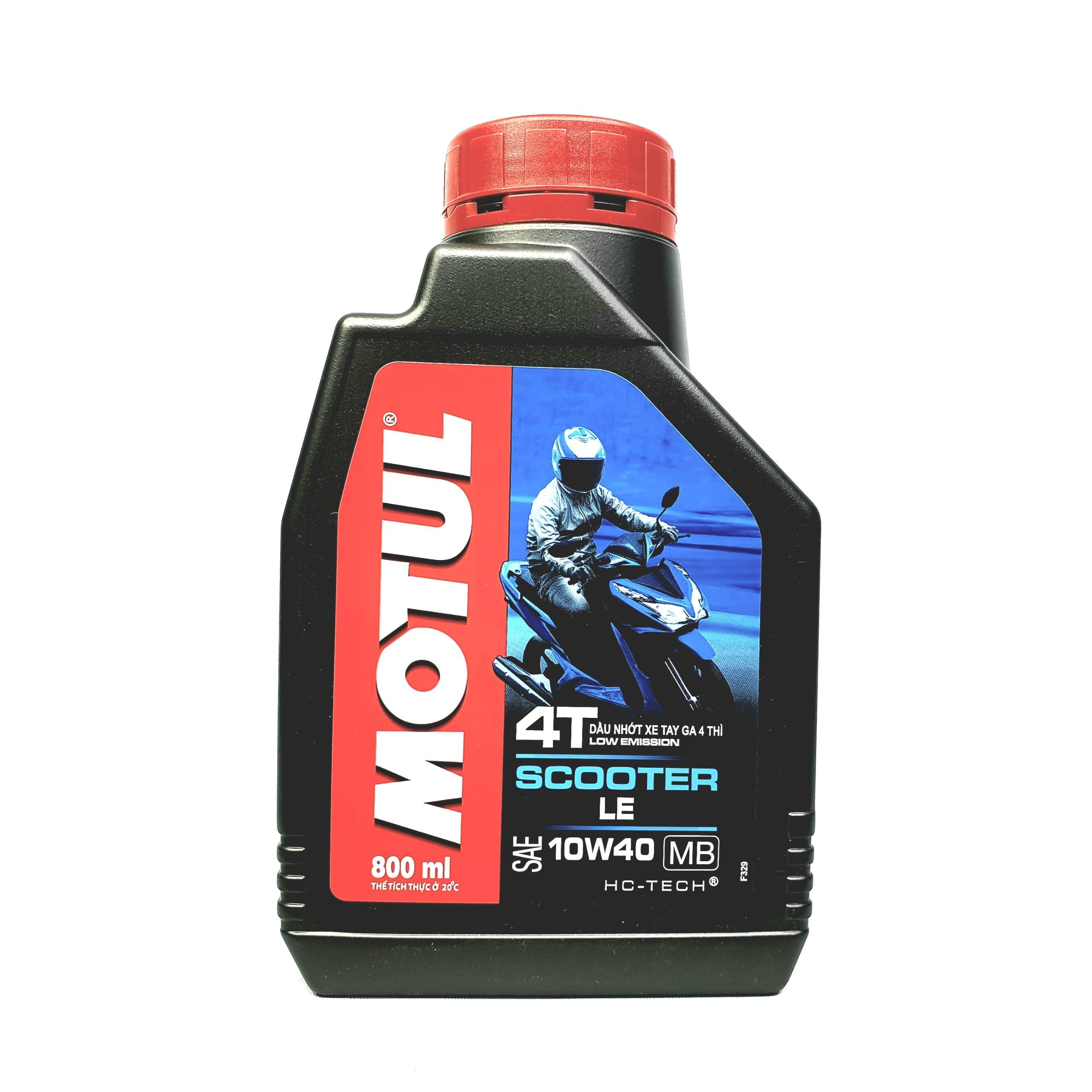 [HCM][SIÊU RẺ] MOTUL 4T SCOOTER LE 10W40 800ML Nhớt xe tay ga 4 thì