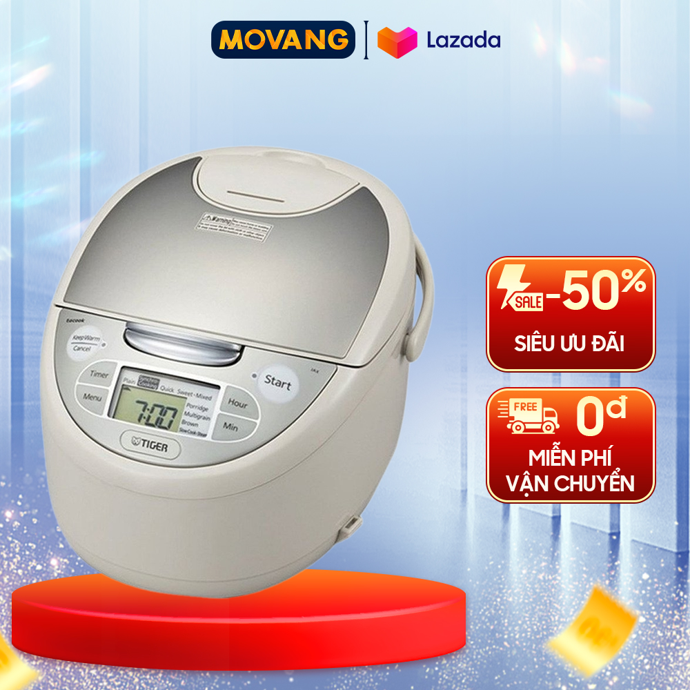 - nồi cơm điện tiger 1.8 lít jax-s18w