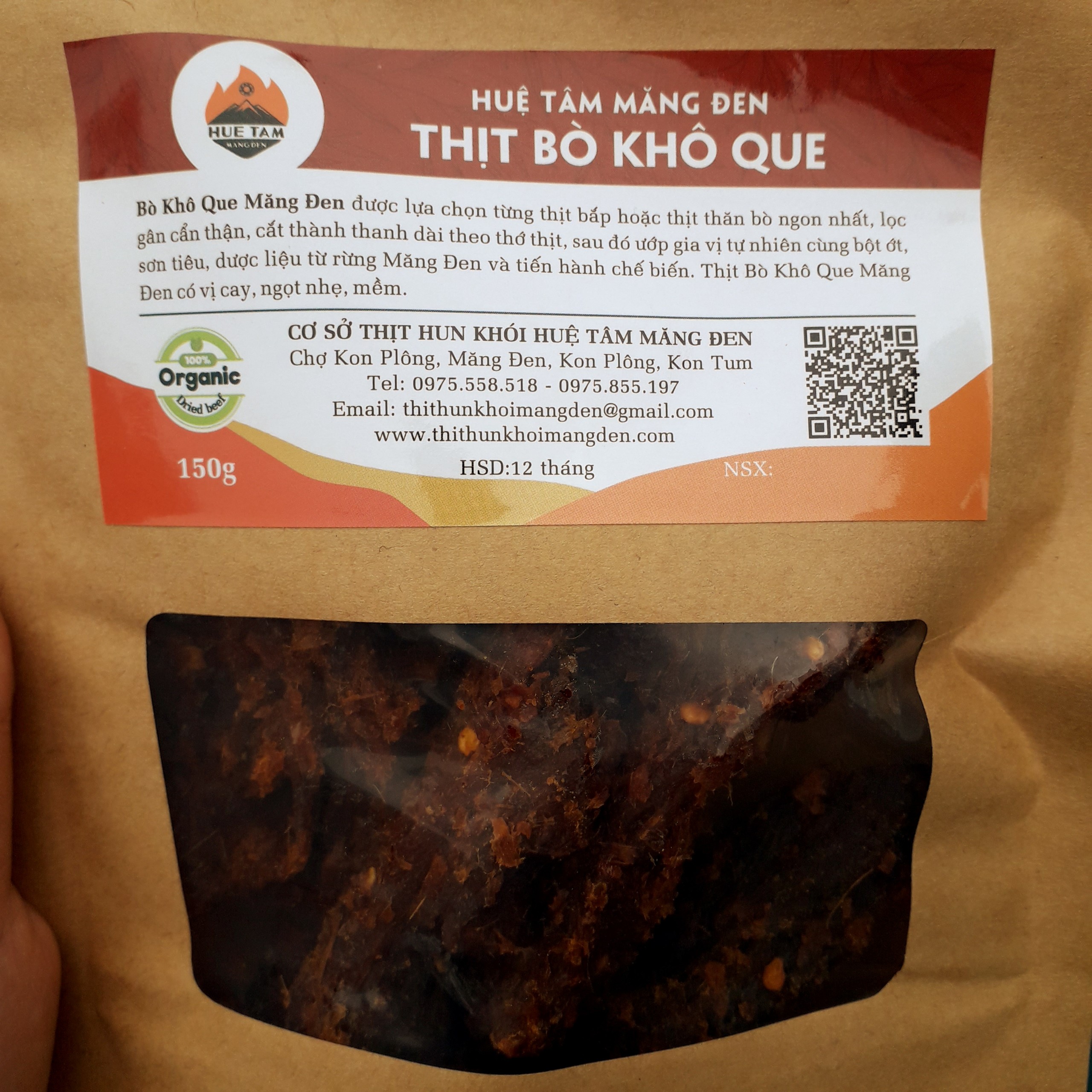 Bò khô que Măng Đen