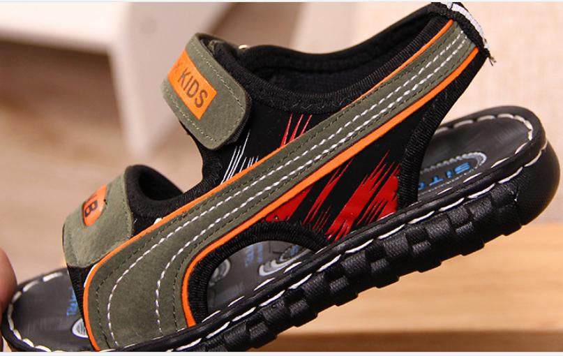 Dép sandal cao cấp bé trai 3-7 tuổi