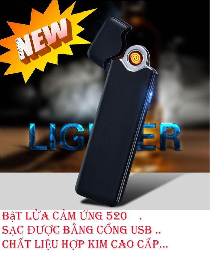 Bật Lửa Điện Tử Sạc USB, Bật Lửa Đẹp, Hộp Quẹt Độc Đáo, Bật Lửa Đẹp, Hộp Quẹt Bật Lửa -50%, BH 1 ĐỔI 1