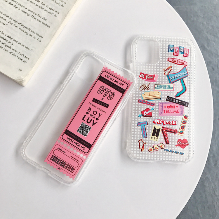 Ốp Lưng Silicon Chống Sốc Simple BT21
