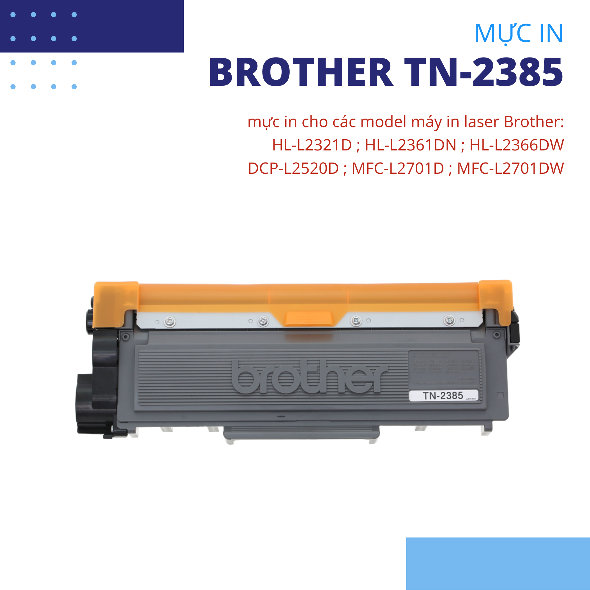 Brother TN-2385 mực máy in Brother