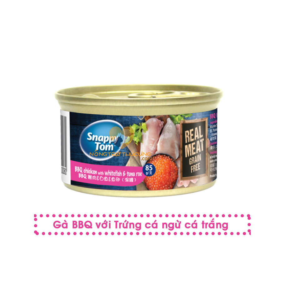 Pate Cho Mèo Snappy Tom Premium Lon 85g - Đủ Vị - [Nông Trại Thú Cưng]
