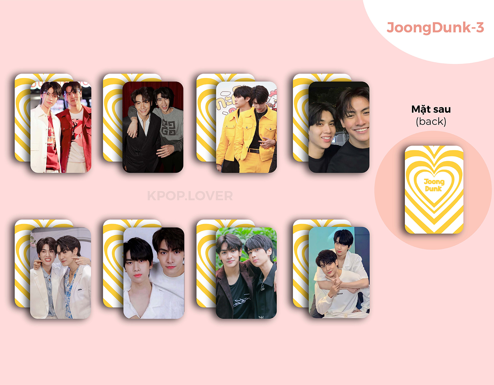 SET 8 CARD JOONGDUNK