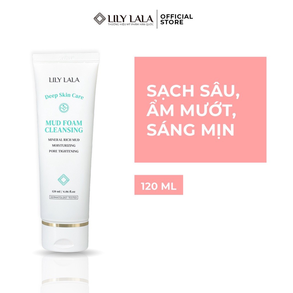 SỮA RỬA MẶT LILY LALA MUD FOAM CLEANSING 3IN 1