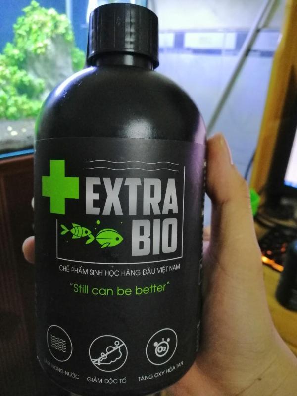 Vi Sinh Làm Trong Nước Bể Cá Cảnh Extra Bio chai dung tích 500ml